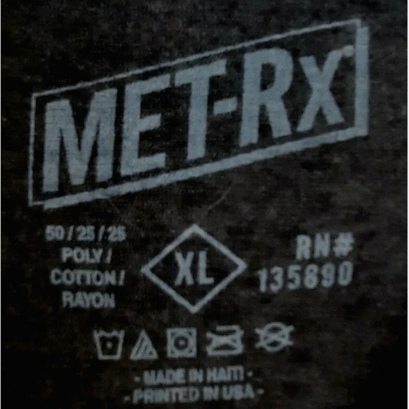 Met-Rx T-Shirt, athletic material, size XL - Picture 3 of 3